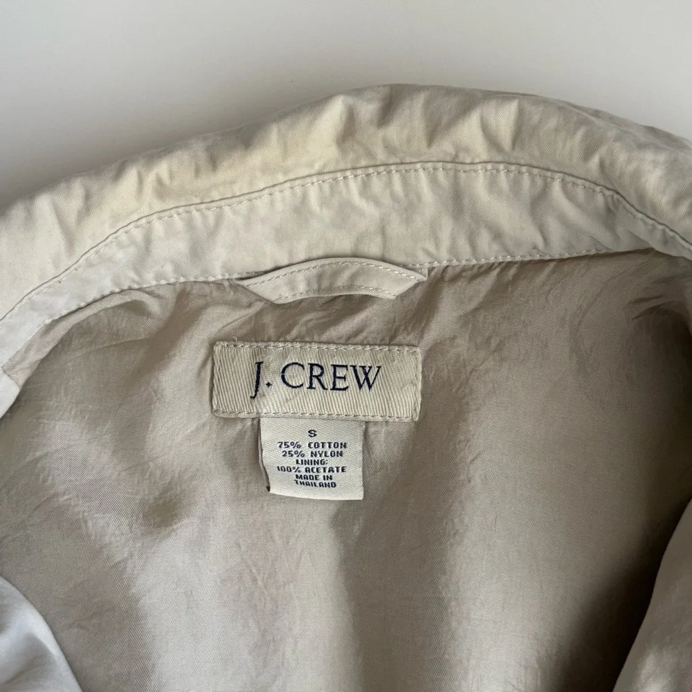 J. Crew Men’s Tan Harrington Bomber Jacket - Size Small (Used) - Picture 2 of 7